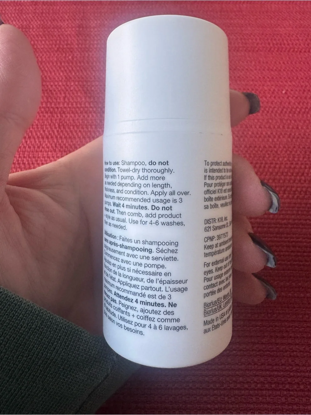 K18 Leave-In Molecular Repair Hair Mask – 1.7 oz / 50 mL